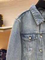 LOUIS VUITTON adhesive letter denim jacket - Image 8