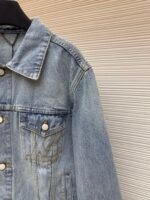 LOUIS VUITTON adhesive letter denim jacket - Image 7