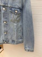 LOUIS VUITTON adhesive letter denim jacket - Image 5