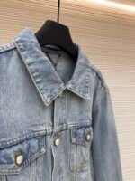 LOUIS VUITTON adhesive letter denim jacket - Image 4