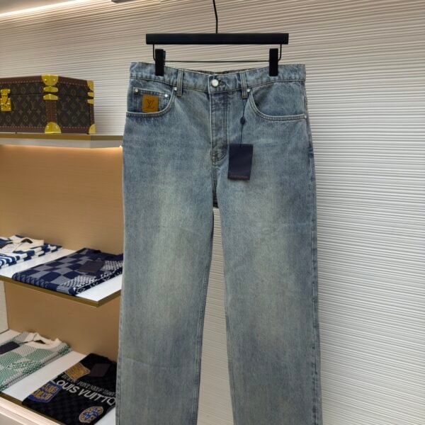 LOUIS VUITTON Adhesive Letter Jeans