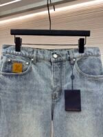 LOUIS VUITTON Adhesive Letter Jeans - Image 8