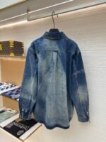 LOUIS VUITTON sun faded denim jacket - Image 9