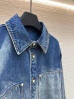 LOUIS VUITTON sun faded denim jacket - Image 3