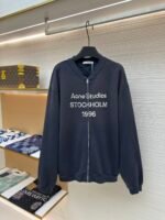 Acne Studios printed vintage zip hoodie