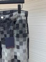LOUIS VUITTON checkerboard mosaic denim pants - Image 7