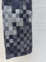 LOUIS VUITTON checkerboard mosaic denim pants - Image 5
