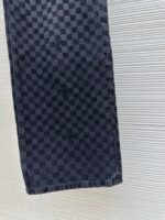 LOUIS VUITTON SS25 plaid gradient plush jeans - Image 5