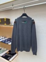 LOUIS VUITTON Diamond Grid Round Neck Sweater - Image 9