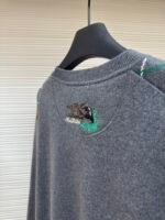 LOUIS VUITTON Diamond Grid Round Neck Sweater - Image 2