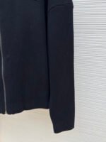LOUIS VUITTON LOGO Embroidered Knitted Flight Jacket - Image 5