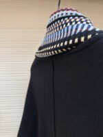 LOUIS VUITTON LOGO Embroidered Knitted Flight Jacket - Image 3