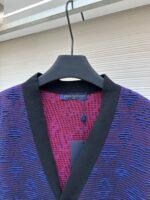 LOUIS VUITTON Jacquard Knitted Coat with Grating Effect - Image 8