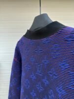 LOUIS VUITTON Jacquard Knitted Coat with Grating Effect - Image 2