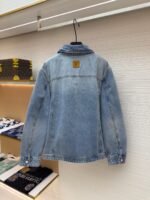 LOUIS VUITTON adhesive letter denim jacket - Image 2
