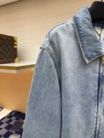 LOUIS VUITTON adhesive letter denim jacket - Image 8