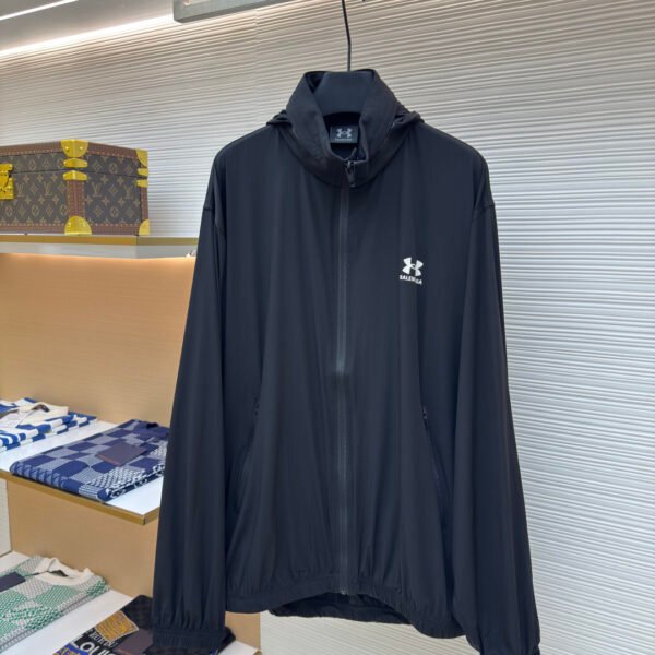 Balenciaga Paris collaboration stretch nylon jacket