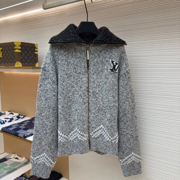 LOUIS VUITTON Nigo Series Zipper Knitted Waist Jacket