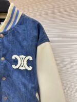 Celine washed denim baseball jacket - Image 7