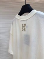 LOUIS VUITTON Snowflake Cotton Metal Diamond T-shirt - Image 3