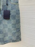 LOUIS VUITTON checkerboard denim shorts - Image 5