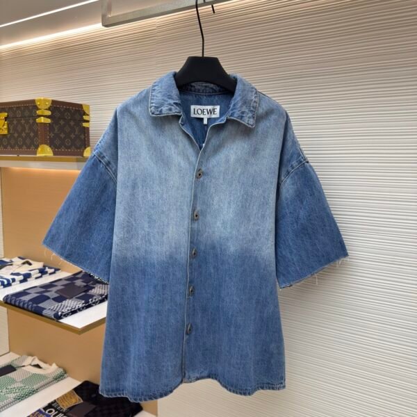 Loewe Anagram tannin short sleeved shirt