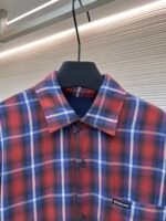 Balenciaga plaid double layered shirt jacket - Image 9