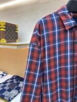 Balenciaga plaid double layered shirt jacket - Image 8