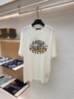 LOUIS VUITTON Snowflake Cotton Metal Diamond T-shirt