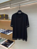 LOUIS VUITTON Pearl Line Embroidered T-shirt