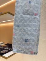 LOUIS VUITTON colorful letter jacquard denim pants - Image 6