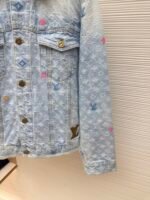 LOUIS VUITTON colored letter jacquard denim jacket - Image 5