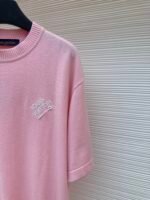 LOUIS VUITTON Embroidered Letter Pin Short Sleeve - Image 7