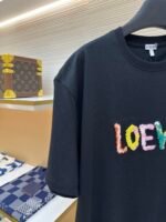 Loewe Color Knitted Embroidery T-shirt - Image 4