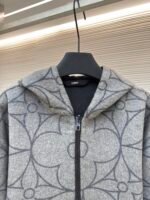 LOUIS VUITTON Circle Flower Double sided Woolen Coat - Image 9