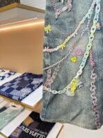 Acne Studios Chain 3D Printed Straight Shorts - Image 9