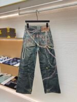 Acne Studios Chain 3D Printed Straight leg Jeans - Image 2