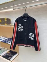 LOUIS VUITTON x Nigo polka dot pattern knitted outerwear