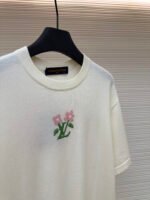 LOUIS VUITTON floral logo woolen short sleeved shirt - Image 7