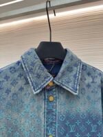 LOUIS VUITTON Gradient Jacquard Denim Short sleeved Shirt - Image 9