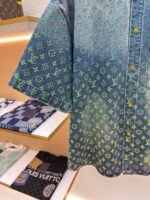 LOUIS VUITTON Gradient Jacquard Denim Short sleeved Shirt - Image 6