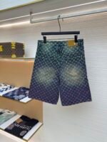LOUIS VUITTON Gradient Jacquard Denim Shorts - Image 2