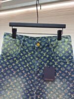 LOUIS VUITTON Gradient Jacquard Denim Shorts - Image 10
