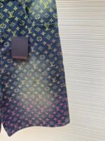 LOUIS VUITTON Gradient Jacquard Denim Shorts - Image 5