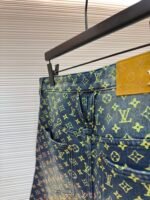 LOUIS VUITTON Gradient Jacquard Denim Shorts - Image 3