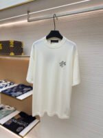 LOUIS VUITTON Embroidered Letter Pin Short Sleeve