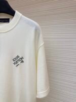 LOUIS VUITTON Embroidered Letter Pin Short Sleeve - Image 7