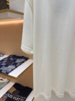 LOUIS VUITTON Embroidered Letter Pin Short Sleeve - Image 6