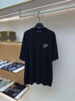 LOUIS VUITTON Embroidered Letter Pin Short Sleeve
