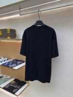 LOUIS VUITTON Embroidered Letter Pin Short Sleeve - Image 2